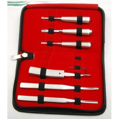 Elevator Set of 6 – Professional Veterinary & Equine Dental Elevators Kit for Tooth Extraction & Oral Surgery
