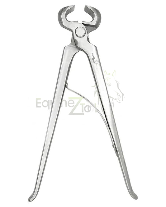 12” Spring Loaded Hoof Nipper – Heavy Duty Farrier Tool for Horse Hoof Trimming & Professional Use