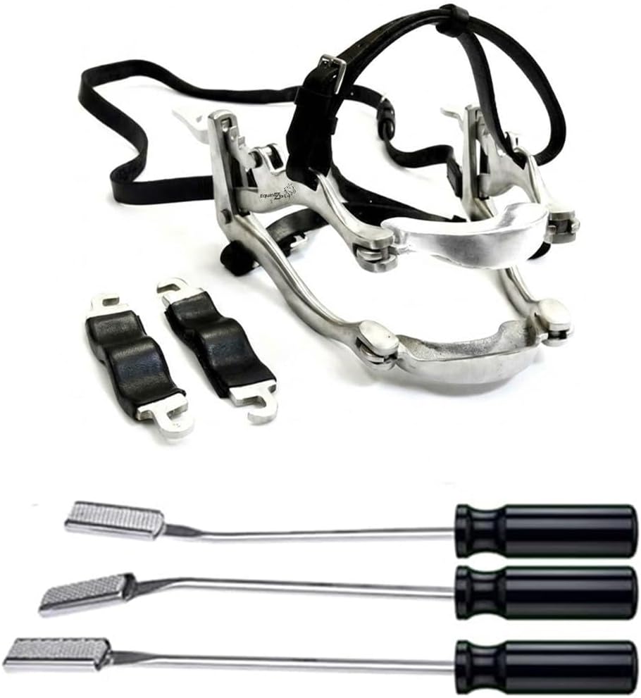 Equine Dental Kit Set McPherson Speculum and Float Set