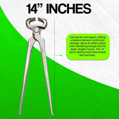 14-Inch Spring Loaded Hoof Nipper