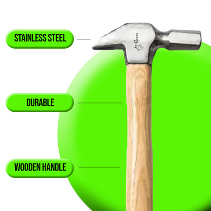 Farrier Wooden Handle Hammer Professional Horseshoeing & Equine Hoof Tool
