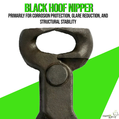 15 Inch Hoof Nipper – Black Coated Heavy Duty Farrier Tool for Horse Hoof Trimming & Professional Use