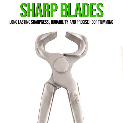 10 Inch Miniature Hoof Nipper – Professional Farrier Tool for Small Horse & Pony Hoof Trimming