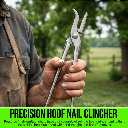 12-Inch Master Hoof Nail Clincher for Horseshoeing