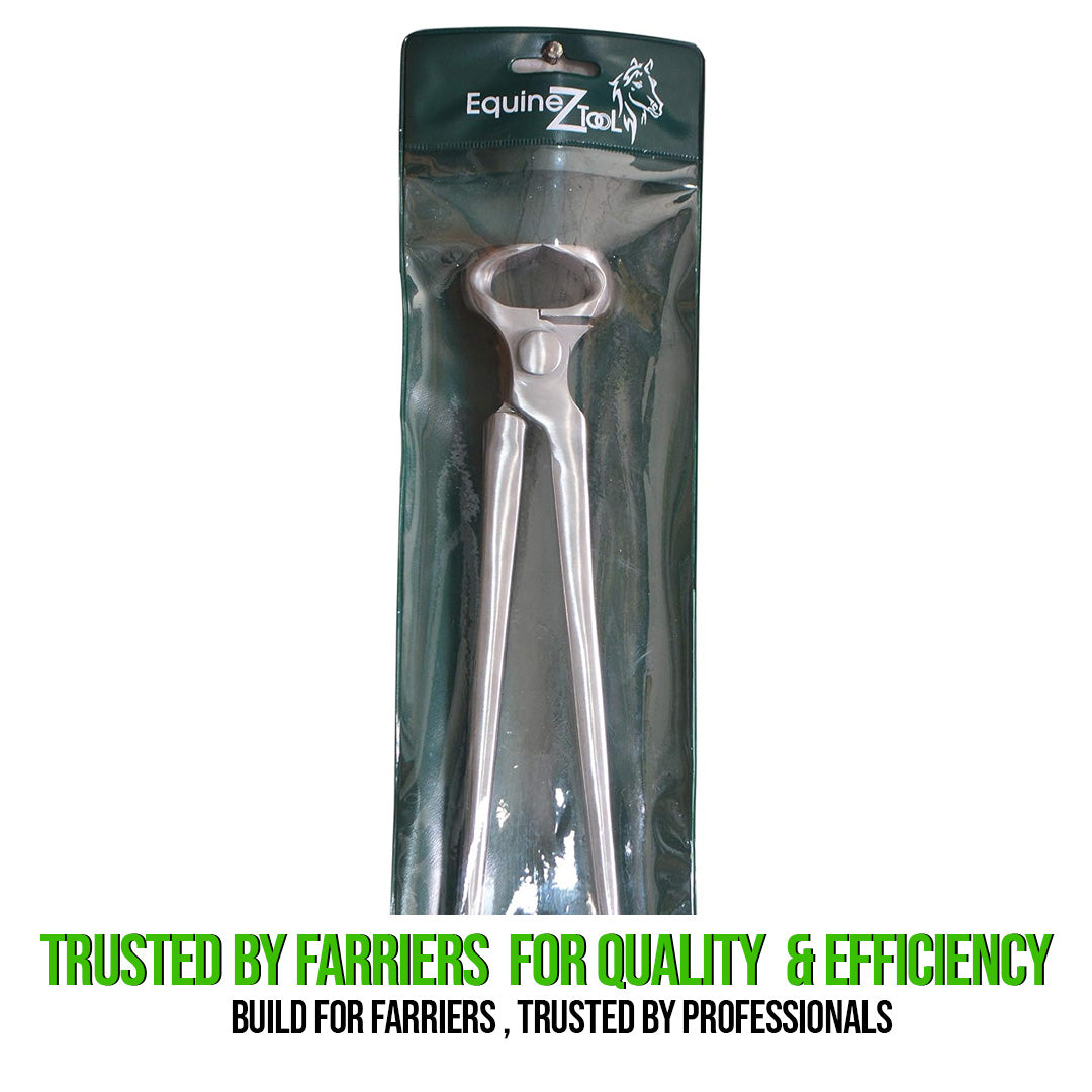 10 Inch Miniature Hoof Nipper – Professional Farrier Tool for Small Horse & Pony Hoof Trimming