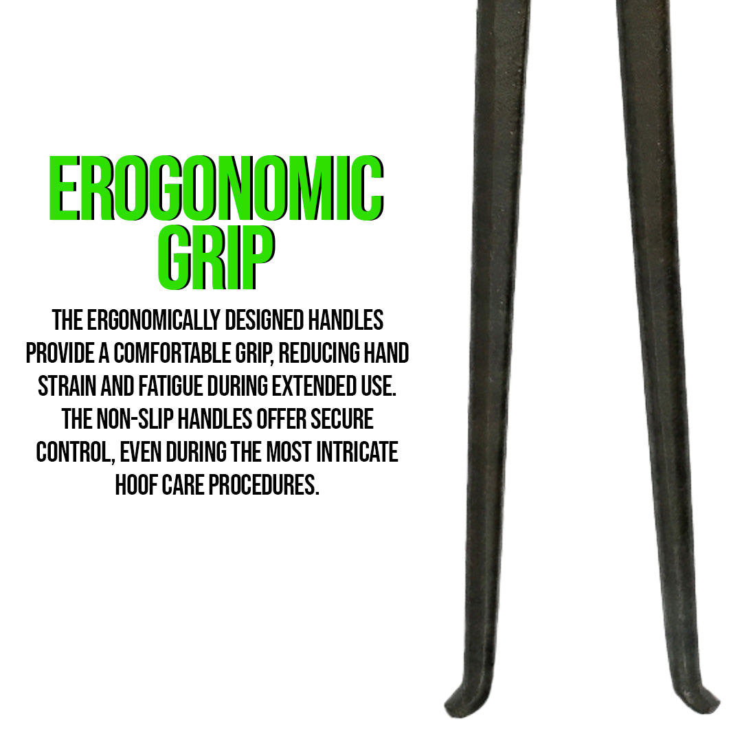 15 Inch Hoof Nipper – Black Coated Heavy Duty Farrier Tool for Horse Hoof Trimming & Professional Use
