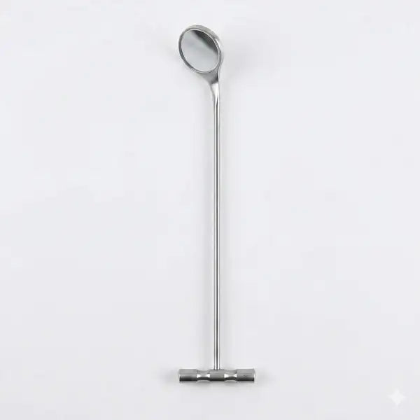25D Inclined Dental Mirror – Professional Veterinary & Equine Dental Inspection Tool with Angled Reflective Head