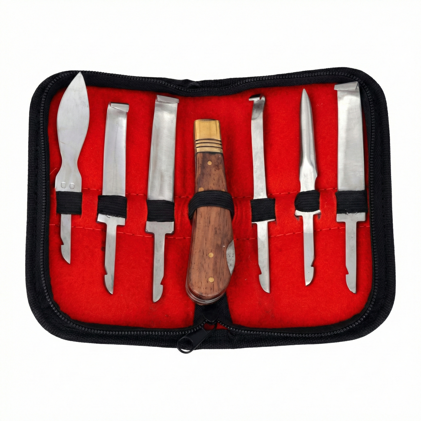 Farrier Hoof Knife Kit Set with Zip Up Wallet