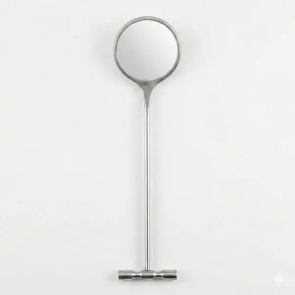 Straight Dental Mirror – Professional Veterinary & Equine Dental Inspection Tool for Oral Examination