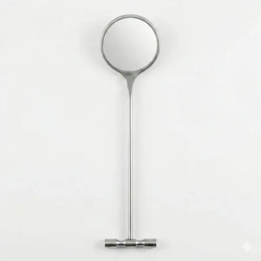Straight Dental Mirror – Professional Veterinary & Equine Dental Inspection Tool for Oral Examination