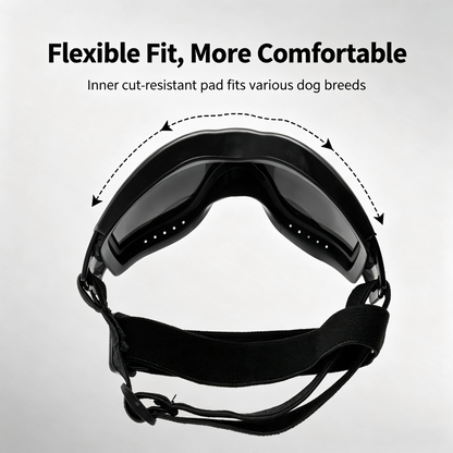 Pet Dog Goggles Sunglasses UV Wind Dust Protection Adjustable for Small Medium Dogs Outdoor Motorcycle Riding Eye Goggles