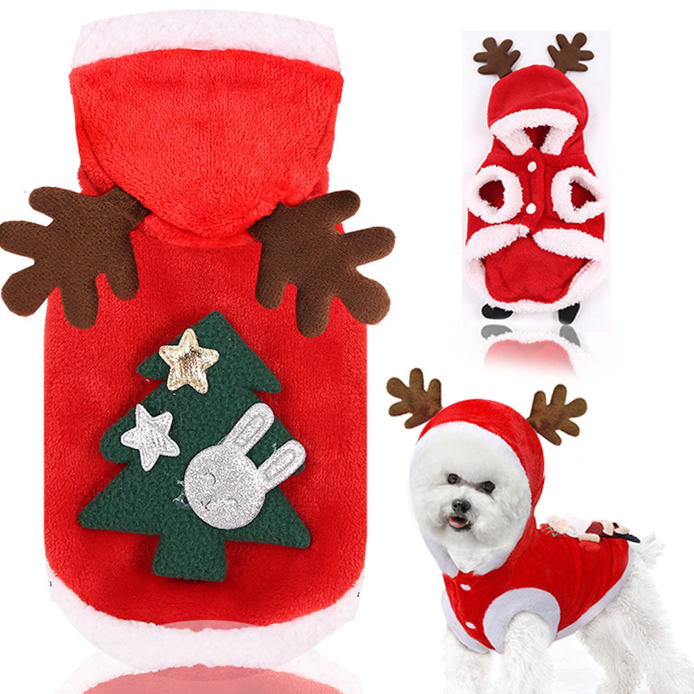 Multi Pack Holiday Pet Clothes Set for Halloween Thanksgiving Christmas Celebration Funny Costume for Dogs Cats