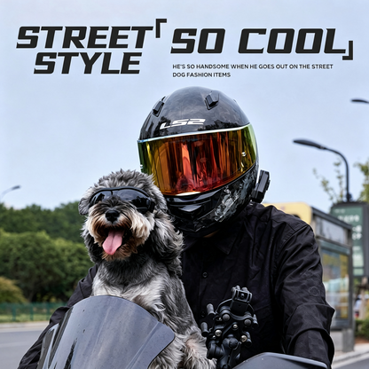 Pet Dog Goggles Sunglasses UV Wind Dust Protection Adjustable for Small Medium Dogs Outdoor Motorcycle Riding Eye Goggles