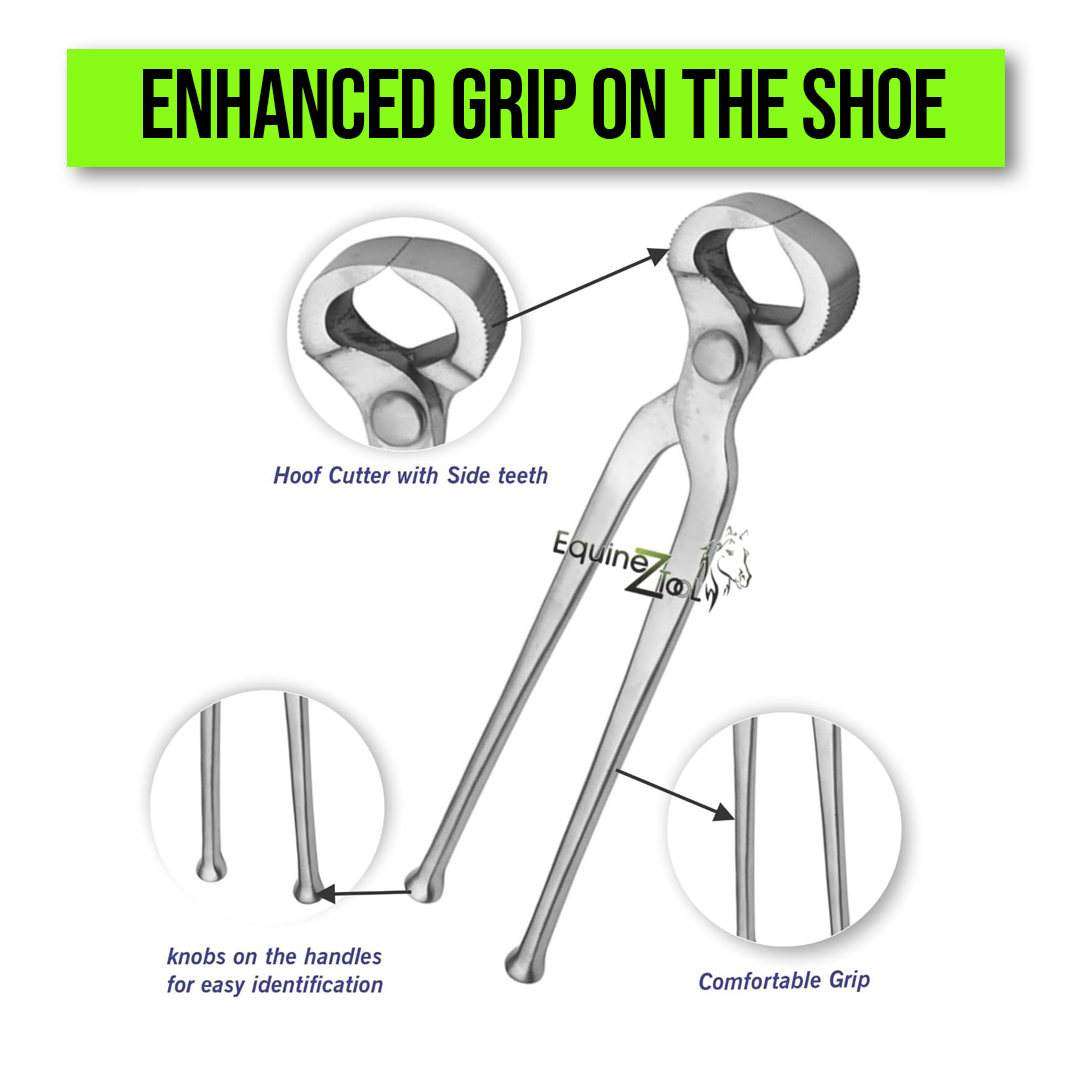 12" Side teeth Farrier Shoe Puller And Spreader 2 in 1