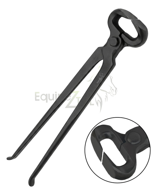 15 Inch Hoof Nipper – Black Coated Heavy Duty Farrier Tool for Horse Hoof Trimming & Professional Use