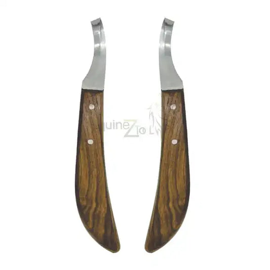 Wooden Handle Hoof Knife – Professional Farrier Tool for Horse Hoof Trimming, Cleaning & Hoof Care