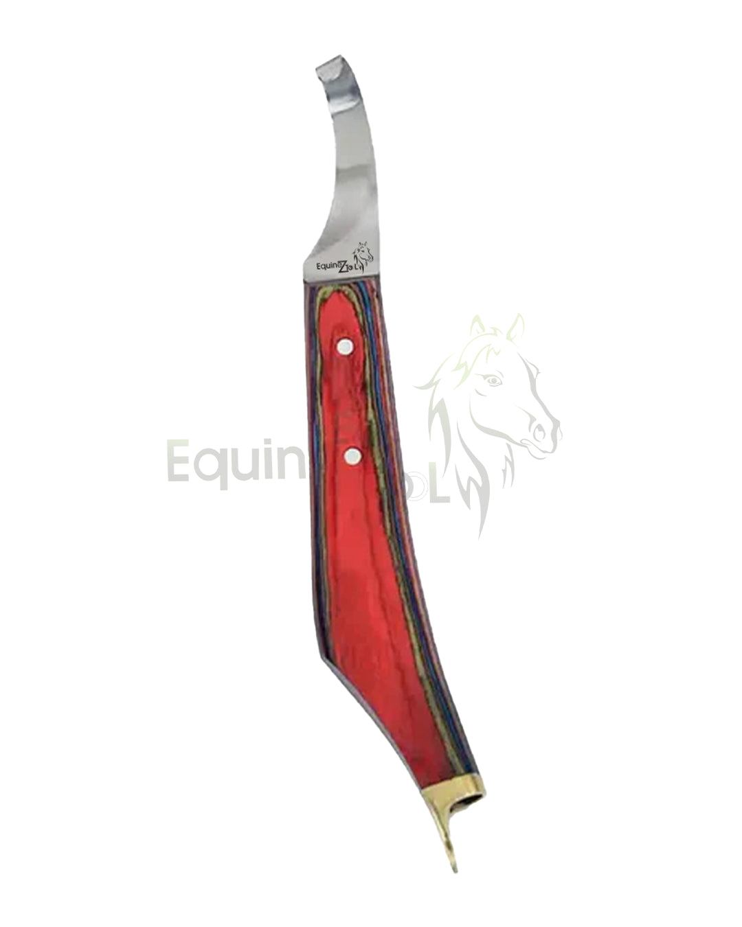 Hoof knife Set With Brass Horseshoeing Topper