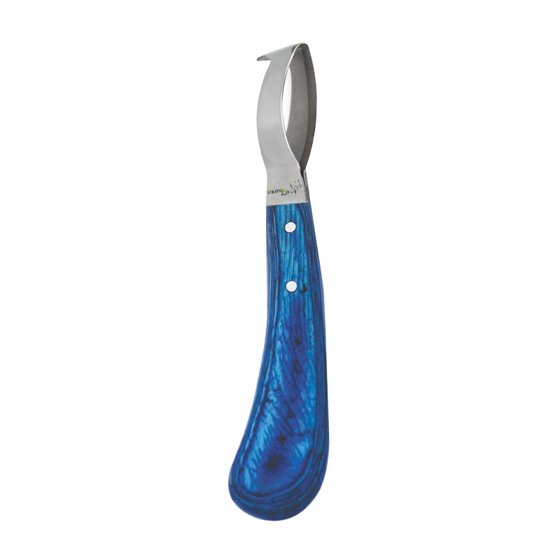 Right-Handed Blue loop Hoof Knife